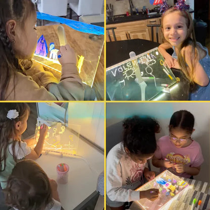 GlowBoard™ | Lysande LED-ritbräda för barn